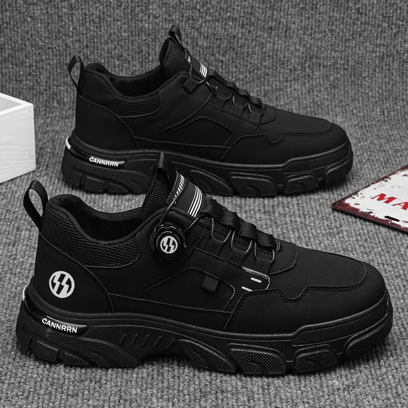 Pantofi sport casual noi de toamna respirabili pentru jogging confortabil, pantofi albi cu talpa groasa pentru barbati, pantofi vulcanizati