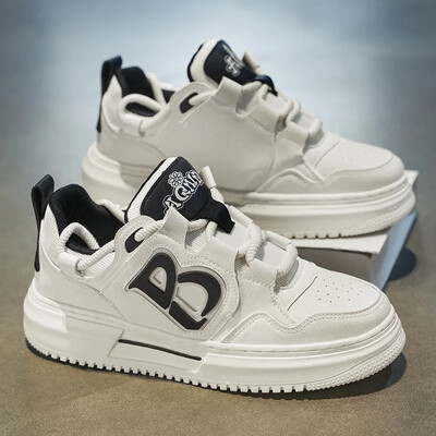 Bărbați de marcă pantofi casual pantofi de modă pentru bărbați, pantofi cu platformă pentru bărbați, confortabili, respirabili, pantofi albi pentru bărbați, Zapatillas De Hombre