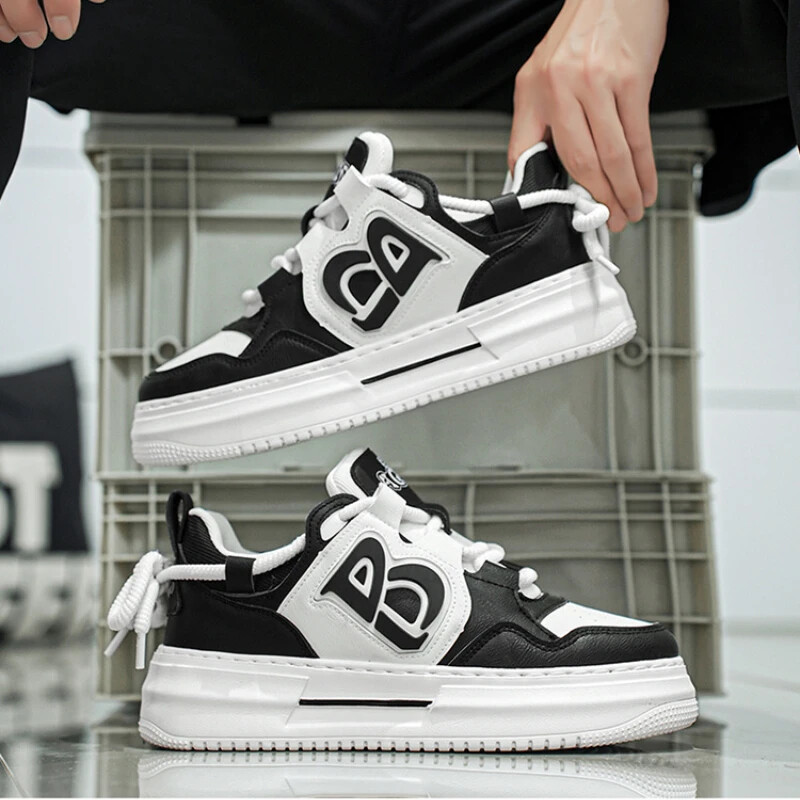 Bărbați de marcă pantofi casual pantofi de modă pentru bărbați, pantofi cu platformă pentru bărbați, confortabili, respirabili, pantofi albi pentru bărbați, Zapatillas De Hombre