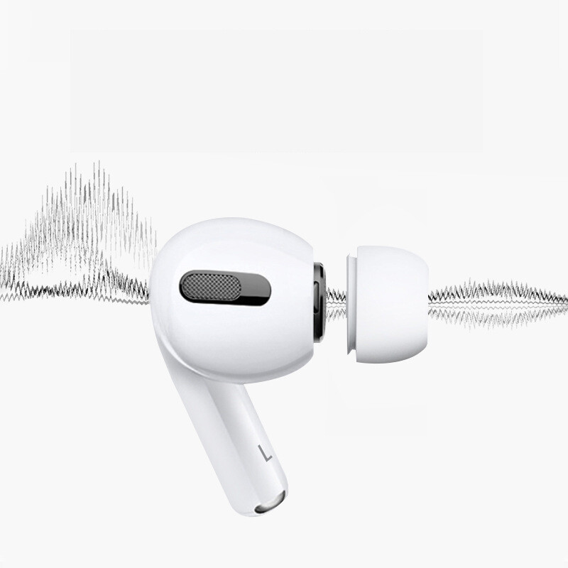 Tinka Apple ausinėms, AirPods ausų dangteliams, airpodspro ausų kištukams, 1/2 kartos universaliems keičiamiems silikoniniams ausinių antgaliams