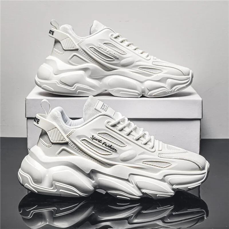 Pantofi sport originali pentru bărbați, pantofi de designer de tendințe, pantofi pentru bărbați, cu talpă groasă, cu șireturi, pantofi de bord, pantofi de alergare rapid de marcă originală de tenis