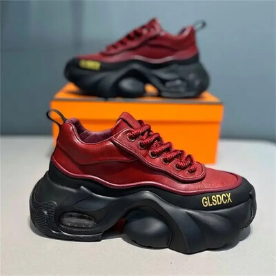 Muške tenisice 2025. Proljeće Jesen Moda Ležerna obuća Udobne tenisice s platformom Luksuzna Vulkanizirana obuća povećane visine