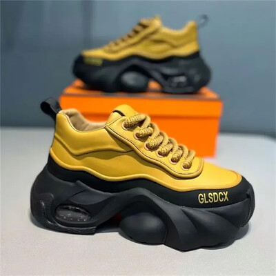 Muške tenisice 2025. Proljeće Jesen Moda Ležerna obuća Udobne tenisice s platformom Luksuzna Vulkanizirana obuća povećane visine