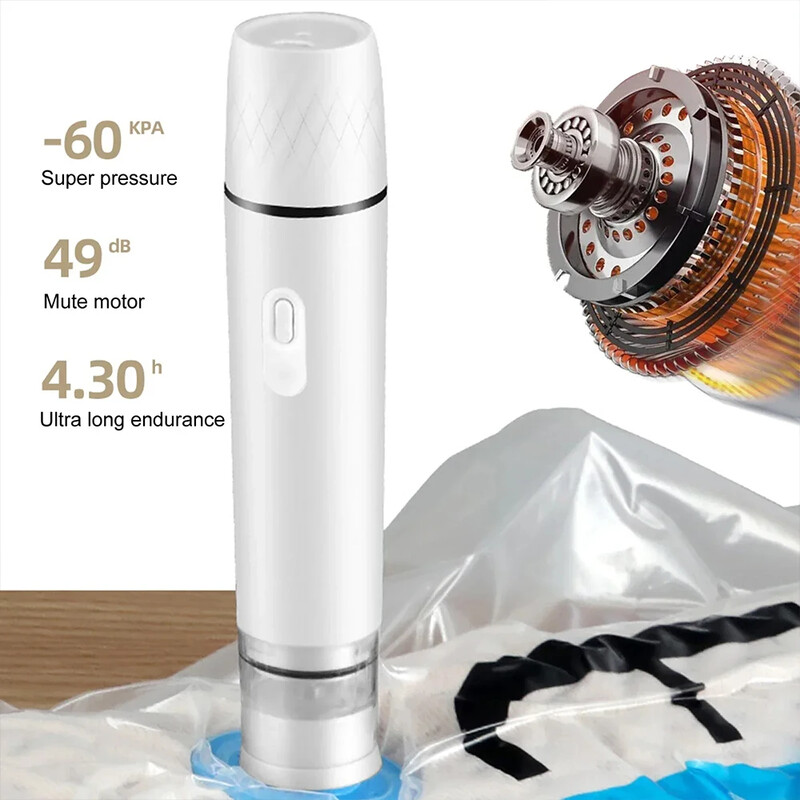 Elektrinis automatinis vakuuminis sandariklis Rankinis maisto maišelis Užsandarintas lazdelė šlapias ir sausas naudojimas Jūros gėrybių sandariklio pakavimo įrankis Daugkartinis virtuvės įtaisas