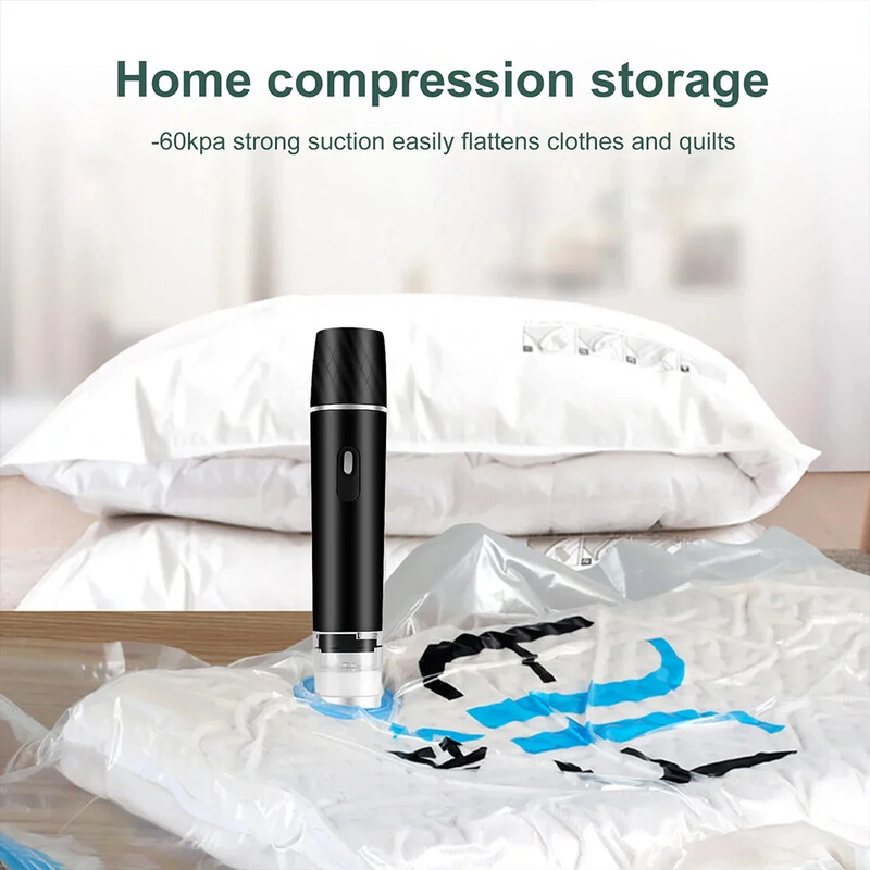 Elektrinis automatinis vakuuminis sandariklis Rankinis maisto maišelis Užsandarintas lazdelė šlapias ir sausas naudojimas Jūros gėrybių sandariklio pakavimo įrankis Daugkartinis virtuvės įtaisas