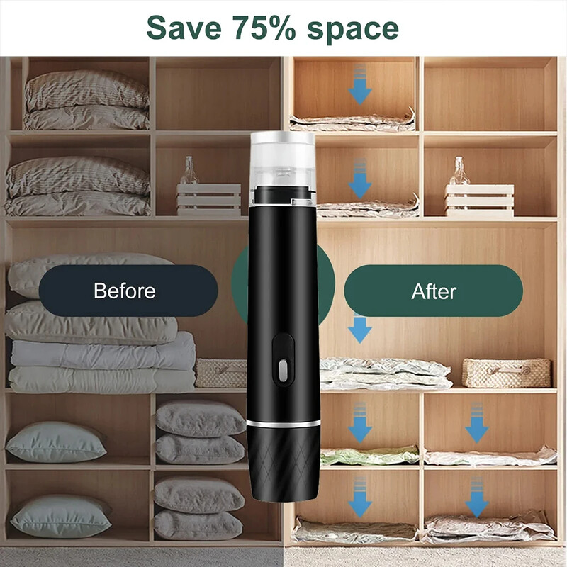 Elektrinis automatinis vakuuminis sandariklis Rankinis maisto maišelis Užsandarintas lazdelė šlapias ir sausas naudojimas Jūros gėrybių sandariklio pakavimo įrankis Daugkartinis virtuvės įtaisas