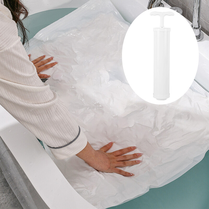 Nešiojami saugojimo maišeliai Rankinis siurblys Rankinis maisto sandarinimo maišelis Kompresinis siurblys tinka namų drabužių spinta Maisto drabužių sandariklis laikymo reikmenys