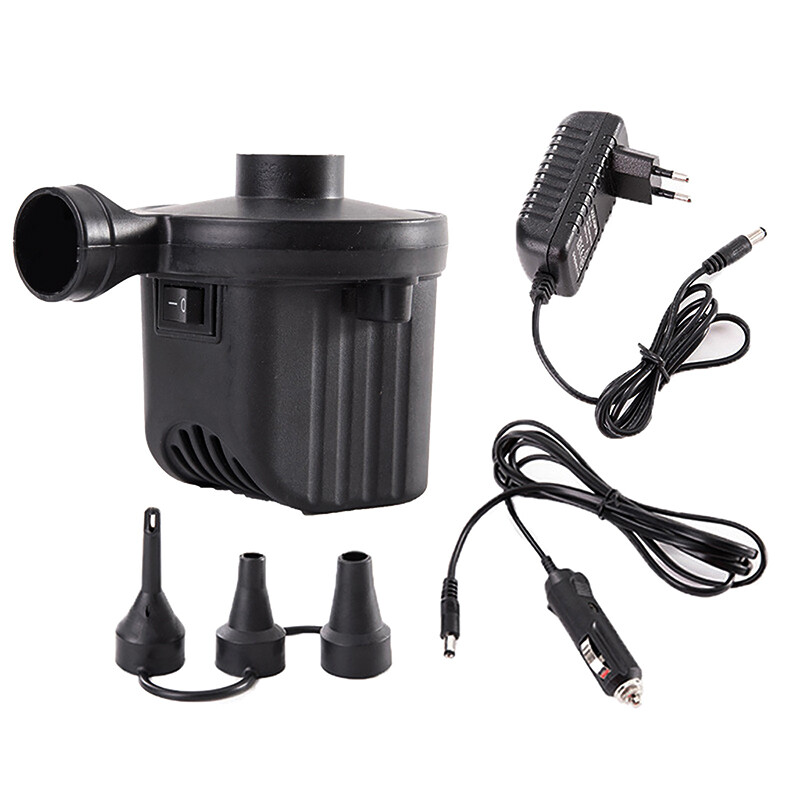 Elektrinis oro siurblys Nešiojamas greitai užpildomas automobilio adapteris oro siurblys pripučiamoms baseino plūduriuojančioms pripučiamoms pagalvėlėms LB88