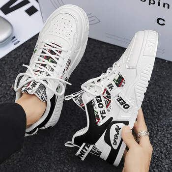 Νέα ανδρικά παπούτσια Skateboard Summer Sneakers Δερμάτινα Casual Fashion Τρέξιμο σε εξωτερικούς χώρους Αθλητικά πεζοπορία τένις Πλατφόρμα σχεδιαστή πολυτελείας