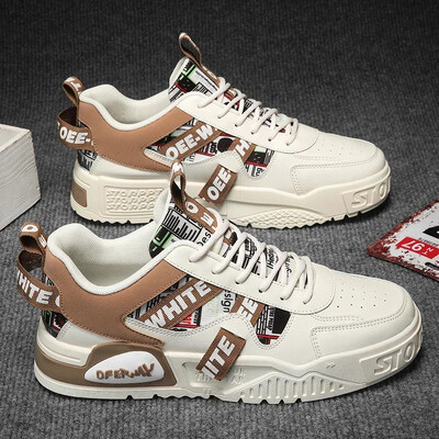 Nova muška obuća za skejtbord Ljetne tenisice Kožna Ležerna moda Trčanje na otvorenom Sport Planinarenje Tenis Platforma Dizajnersko Luksuzno