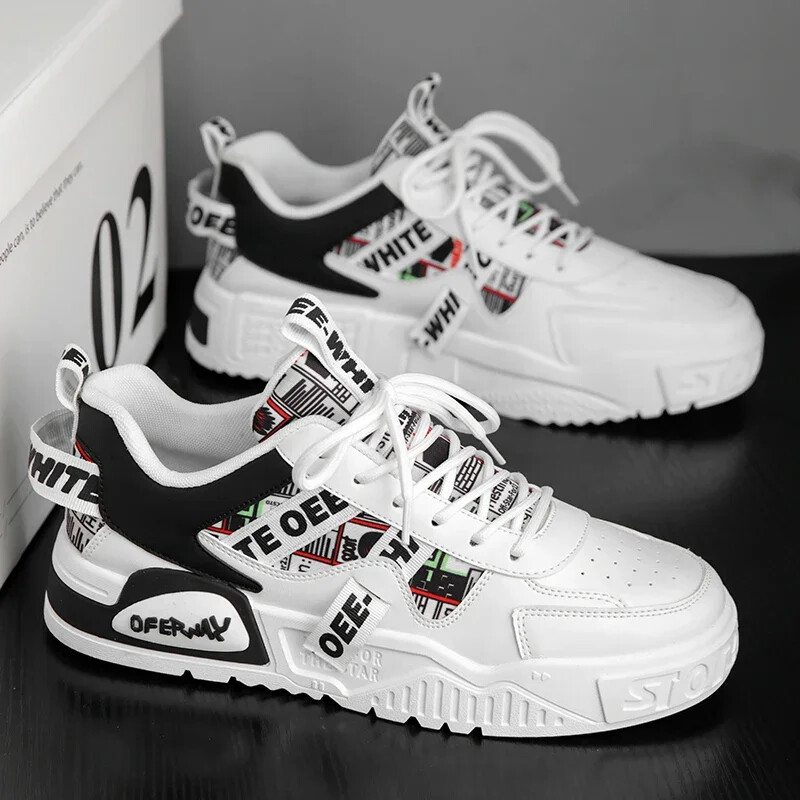 Nova muška obuća za skejtbord Ljetne tenisice Kožna Ležerna moda Trčanje na otvorenom Sport Planinarenje Tenis Platforma Dizajnersko Luksuzno