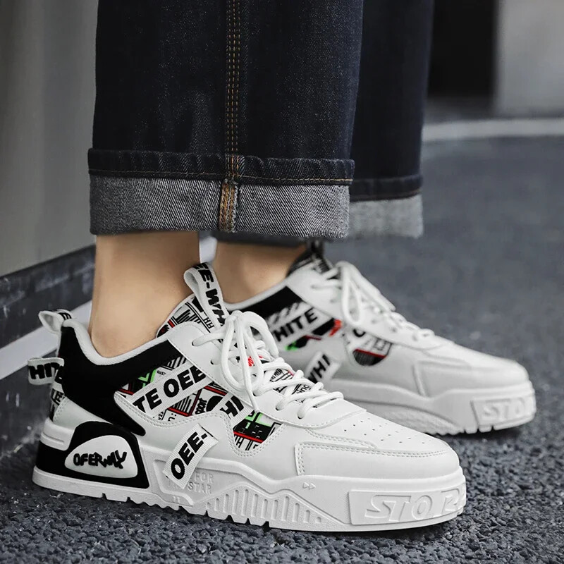 Nova muška obuća za skejtbord Ljetne tenisice Kožna Ležerna moda Trčanje na otvorenom Sport Planinarenje Tenis Platforma Dizajnersko Luksuzno