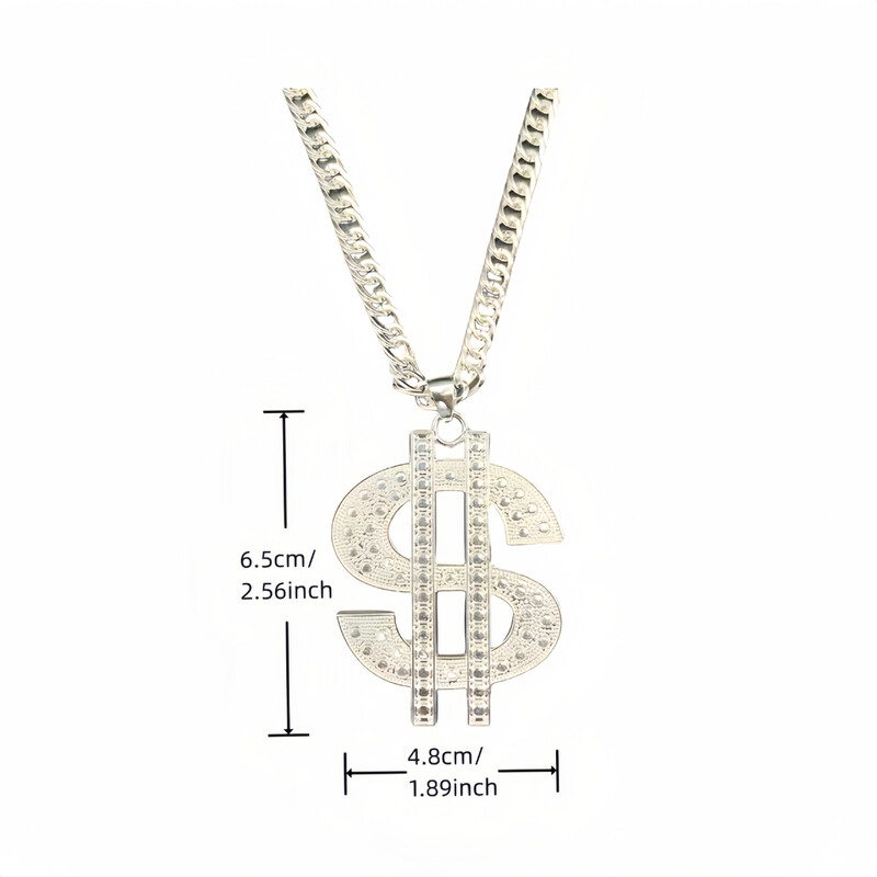 Colier pentru bărbați cu personalitate exagerată și personalitate exagerată pentru bărbați, hip-hop european și american transfrontalier, modă HIPHOP, hartă africană