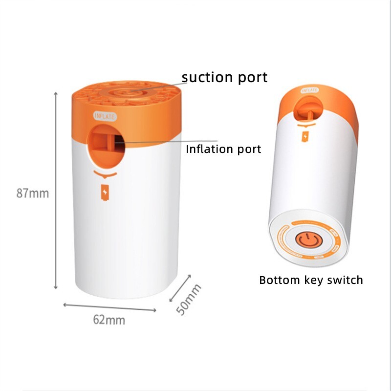 Vakuuminis suspaudimo maišelis oro siurblys du viename mikro sauso akumuliatoriaus oro siurblys belaidis oro kompresorius stovyklavimo pripučiamas defliacijos siurblys