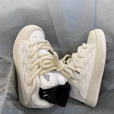 Pantofi groși Bărbați Femei 2024Nou Casual Pantofi comozi cu platformă Moda Talpă groasă Pantofi de pâine VulcanizeShoe Plus mărimea 36-44