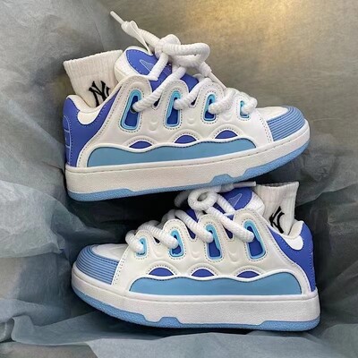 Pantofi groși Bărbați Femei 2024Nou Casual Pantofi comozi cu platformă Moda Talpă groasă Pantofi de pâine VulcanizeShoe Plus mărimea 36-44