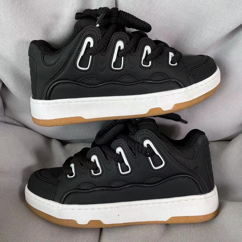 Pantofi groși Bărbați Femei 2024Nou Casual Pantofi comozi cu platformă Moda Talpă groasă Pantofi de pâine VulcanizeShoe Plus mărimea 36-44