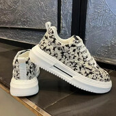 Мъжки обувки за свободното време с пролетна/есенна платнена повърхност, дишащи, универсални, нехлъзгащи се бордови обувки с плоско дъно, спортни мъжки обувки