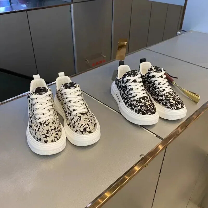 Мъжки обувки за свободното време с пролетна/есенна платнена повърхност, дишащи, универсални, нехлъзгащи се бордови обувки с плоско дъно, спортни мъжки обувки