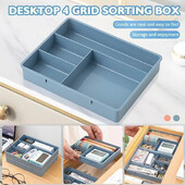 Organizator za ladice za stol koji se može složiti Kutija za pohranu s više ćelija Pladanj za toaletni stol Organizator za nakit Organizator za šminku za kućni ured