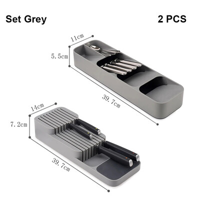 Kuhinjska ladica Nož i vilica Pregrada Kutija za pohranu Pladanj Posuđe Kutija sa žlicom Žlica za juhu Štapići za jelo Odvajanje Police za kućanstvo