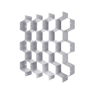 8Pcs/Set Podesivi organizator za ladice, saće, pregrada, pregrada, separator, DIY pregrada za ladice, organizator za donje rublje, čarape