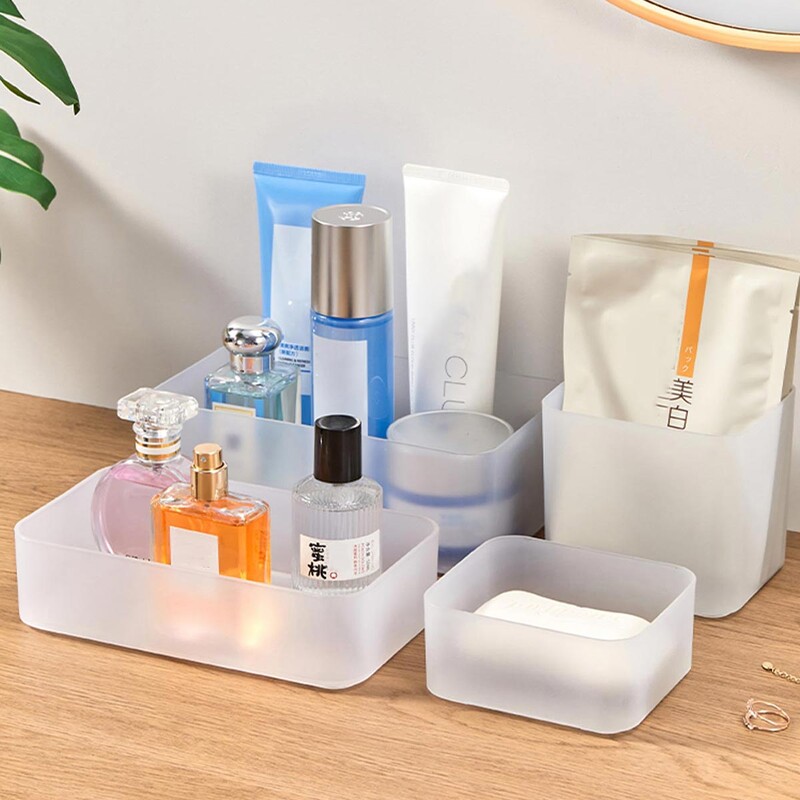 WORTHBUY kosmetikos laikymo dėžutė miegamojo stalčių laikiklis makiažo šepečiai laikymo dėžutės staliniams kompiuteriams įvairios raštinės reikmenų laikikliai