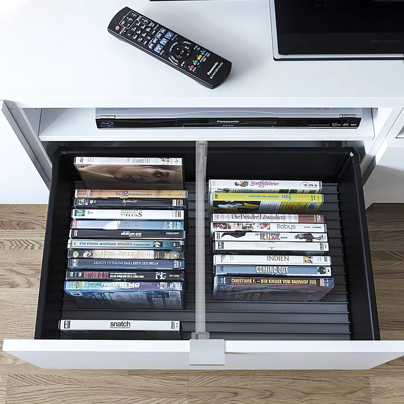 Fiókelválasztók Szervezők Állítható műanyag fiókok Elválasztók ruházathoz Konyhai edények Smink Irodai tároló