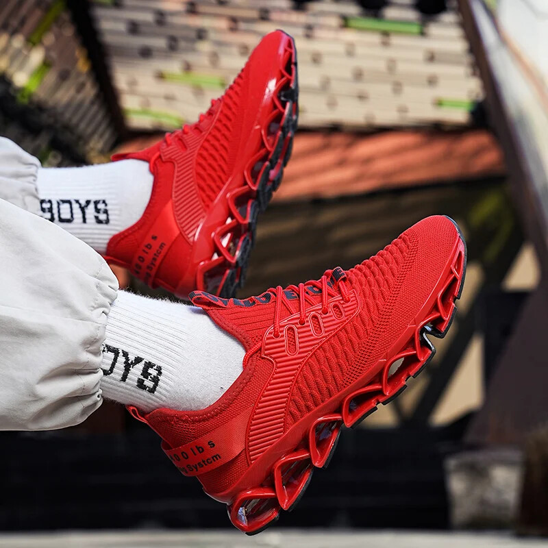 Pantofi pentru bărbați, sezonul de toamnă, cu talpă moale, pantofi casual simpli, pantofi cu platformă, plasă, respirabil, cu șireturi, pantofi de alergat casual