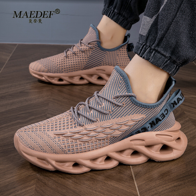 MAEDEF Pantofi pentru bărbați pantofi anti-alunecare pentru bărbați pantofi de jogging sport în aer liber pentru bărbați cu absorbție a șocurilor pantofi vulcanizați pentru bărbați