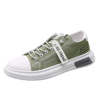 Pantofi de pânză la modă pentru bărbați Patru anotimpuri Coreeană Talpă moale respirabilă Pantofi de bord casual pentru studenți, versatili, pantofi de mers la modă