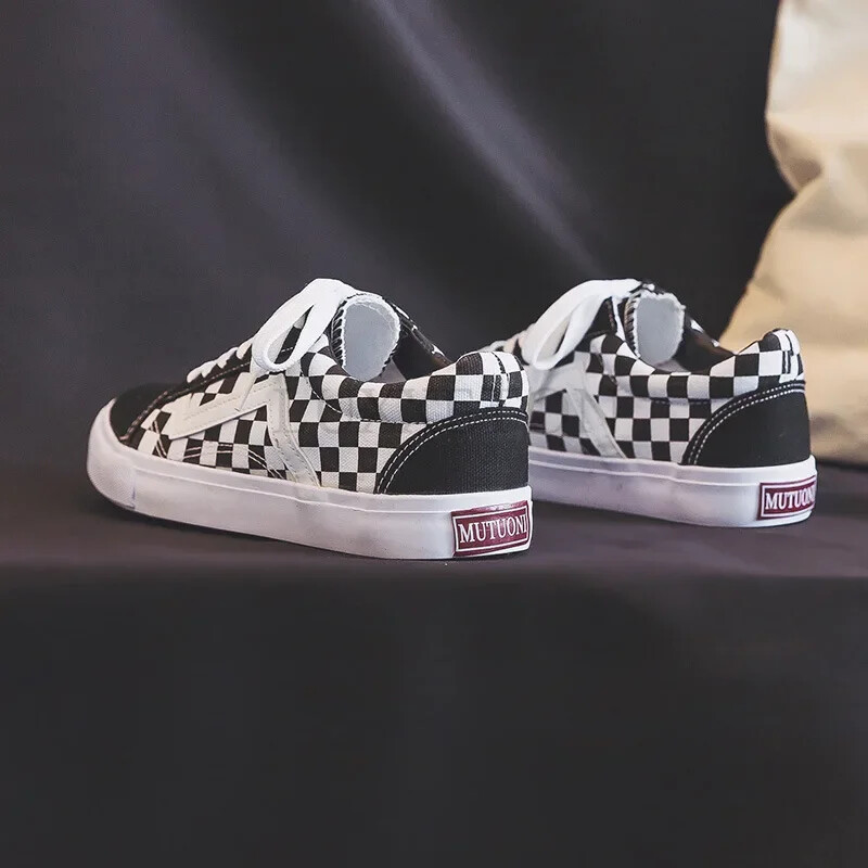 Pantofi de pânză unisex pentru bărbați, ocazional, rezistenți la uzură, respirabili, la modă, pantofi pentru bărbați, pantofi pentru bărbați, cu șireturi, pantofi albi, Zapatillas de sport