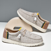 Bărbați ocazional pantofi din pânză Mocasini pentru bărbați Pantofi pentru bărbați, respirabili, pantofi vulcanizați, pantofi de șofer, marimea plus 48, pantofi de mers2024