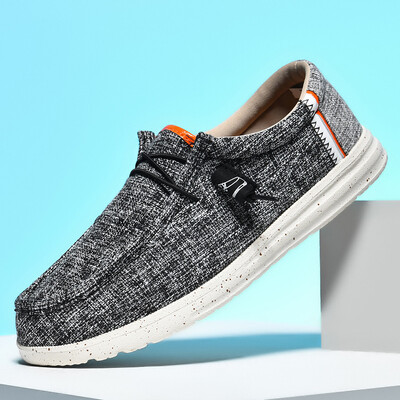 Bărbați ocazional pantofi din pânză Mocasini pentru bărbați Pantofi pentru bărbați, respirabili, pantofi vulcanizați, pantofi de șofer, marimea plus 48, pantofi de mers2024