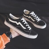 Pantofi de pânză unisex triplu sulfurat, pantofi versatili, casual, primăvară, toamnă, stil vintage, pentru bărbați, femei, cupluri, studenți