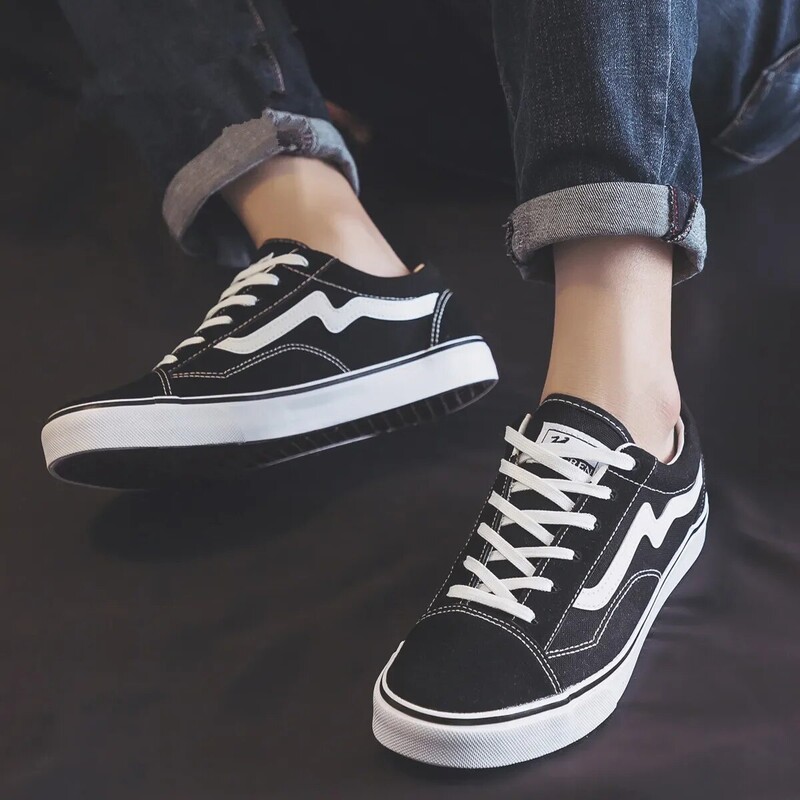 Pantofi de pânză unisex triplu sulfurat, pantofi versatili, casual, primăvară, toamnă, stil vintage, pentru bărbați, femei, cupluri, studenți