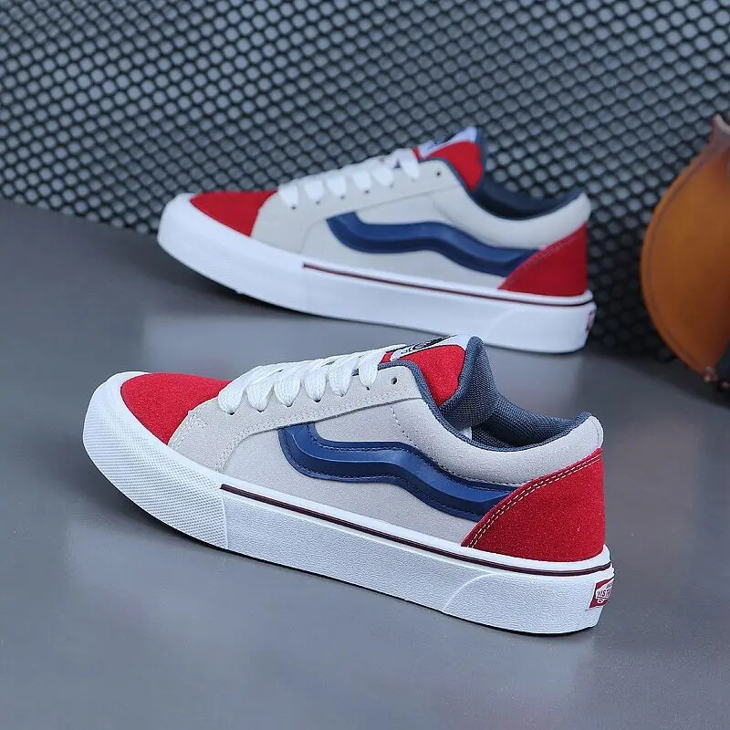 2025 de pantofi de pânză noi, care se potrivesc cu culorile, pantofii sport casual sunt la modă și confortabili, cu aceiași pantofi de studenți pentru bărbați și