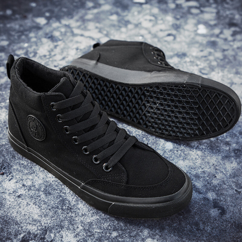 Visoke muške platnene cipele Modne klasike Ležerne cipele za muškarce Prozračne tenisice na vezanje Visokokvalitetne muške tenisice 2024.