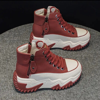 Jesen i zima 2023. nove popularne cipele za biskvit niske visoke ženske cipele s debelim potplatom ležerne svestrane cipele