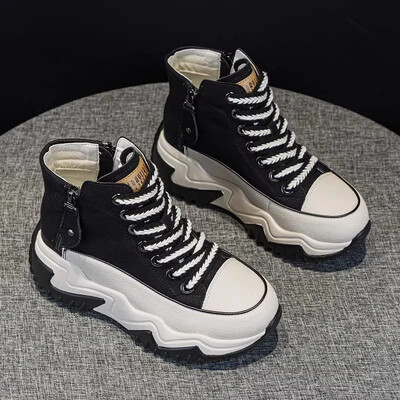 Jesen i zima 2023. nove popularne cipele za biskvit niske visoke ženske cipele s debelim potplatom ležerne svestrane cipele