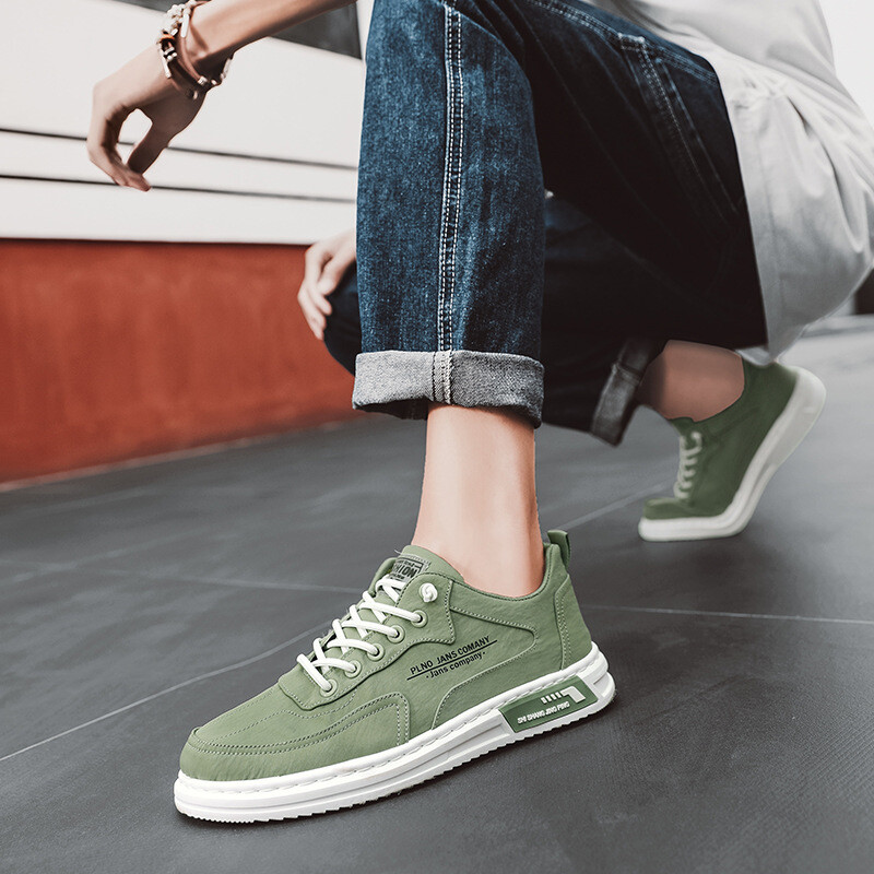 Pantofi vulcanizați pentru bărbați, plat, anti-alunecare, pantofi respirabili, rezistenți la uzură, pantofi ocazionali din pânză, modă clasică, pantofi de marcă pentru bărbați