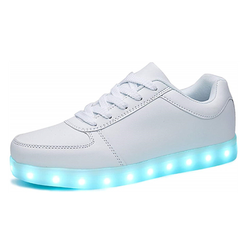 Maogu 2023 Adulti, Unisex, Femei, Bărbați, Copii, pantofi luminoși, cu încărcare USB strălucitoare, pentru băieți, cu LED-uri, pantofi cu lumină colorată, încălțăminte pentru fete