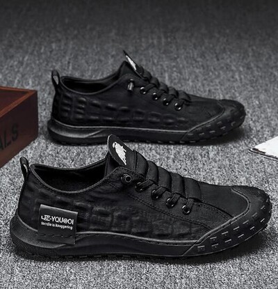 Muške cipele novi trend ledena svila dokolice lijene platnene cipele jesen proljeće prozračne ravne cipele platnene trendi tenisice H463