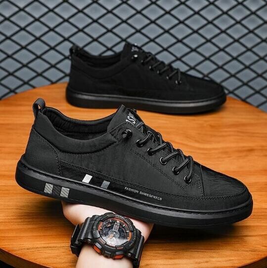 Muške cipele novi trend ledena svila dokolice lijene platnene cipele jesen proljeće prozračne ravne cipele platnene trendi tenisice H463