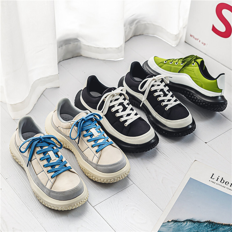 Proljetne retro platnene cipele Kapa s velikim prstima Muške cipele Široke ružne slatke čizme Udobne neklizajuće modne tenisice otporne na habanje