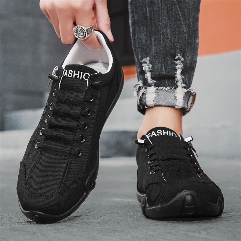 Pantofi de pânză Bărbați, de primăvară, de designer, sport, talpă moale, pantofi casual respirabili, pantofi de șofat ocazional la modă de lux pentru oameni leneși