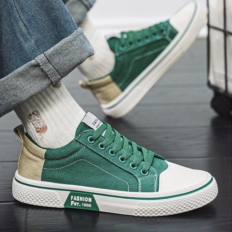 Klassikalised meeste lõuendijalatsid Moodsad õuekingad meestele Mugavad libisemiskindlad vabaaja tossud Hingavad meeste kõndimisjalatsid