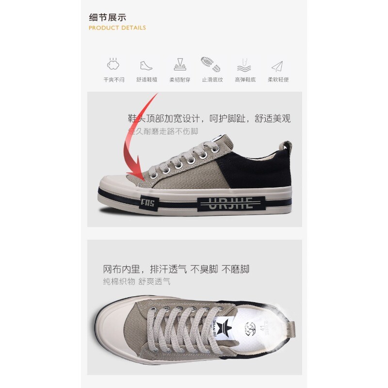 Pantofi de pânză pentru bărbați de marcă, pantofi casual respirabili, pentru bărbați, de primăvară, toamnă, pantofi plat, pantofi negri de mers pe jos