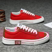 Hot Sale Modne crvene platnene cipele Muške klasične niske muške platnene tenisice Harajuku Hip Hop cipele za skejtbord Muške ležerne tenisice