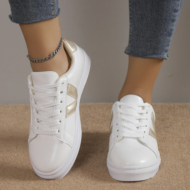 Sportske cipele ženske cipele za slobodno vrijeme dame vucanize cipele proljeće i jesen novi stil moderne prozračne sportske cipele s plitkim ustima